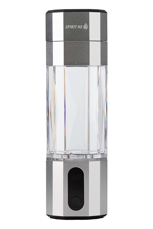 **SPIRIT H2 ESSENCE V2 PORTABLE H2 BOTTLE - GLACIER SILVER**